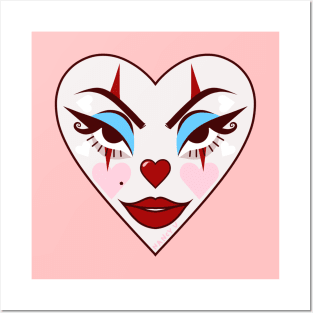 Clown Heart Posters and Art